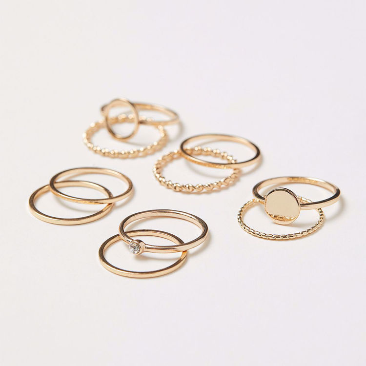 10-Pack Gold Rings resmi